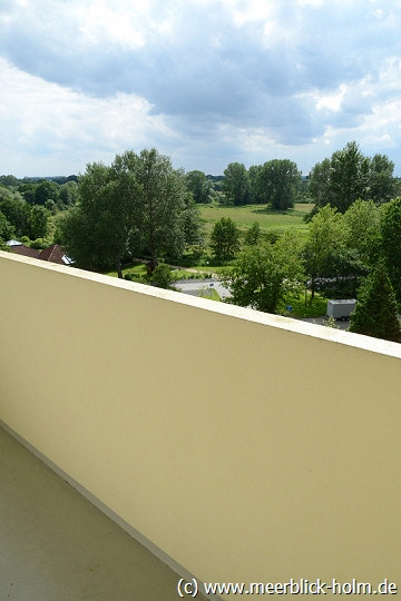 Blick vom Balkon